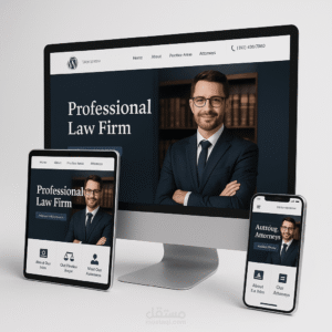 إنشاء موقع قانوني احترافي